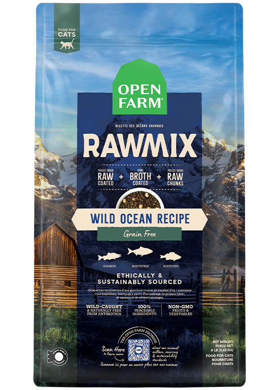 Open Farm RawMix Wild Ocean Grain-Free Cat Kibble