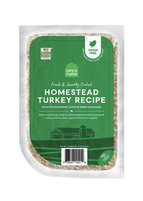 Open Farm Pet Homestead Turkey Gently Cooked Recipe