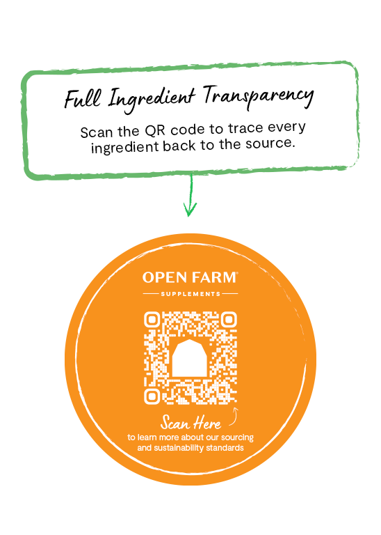 Open Farm Probiotic Food Supplement Chews for Dogs