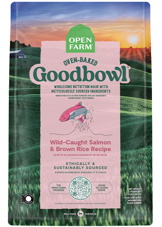 Open Farm Goodbowl Wild-Caught Salmon & Brown Rice Dog Kibble