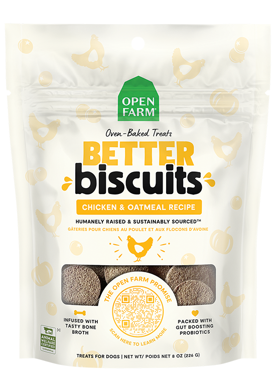 Open Farm Better Biscuits Chicken & Oatmeal Recipe
