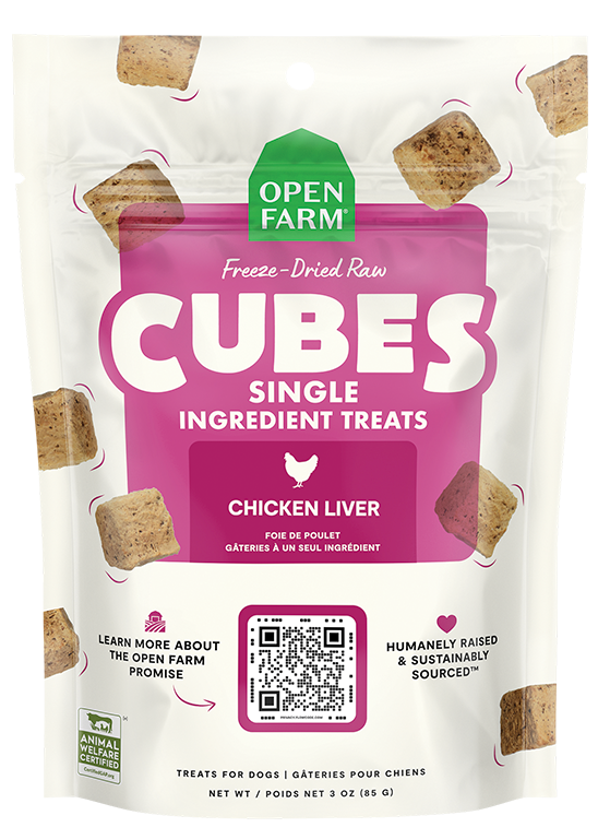 Open Farm Freeze Dried Raw Single Ingredient Chicken Liver Treat