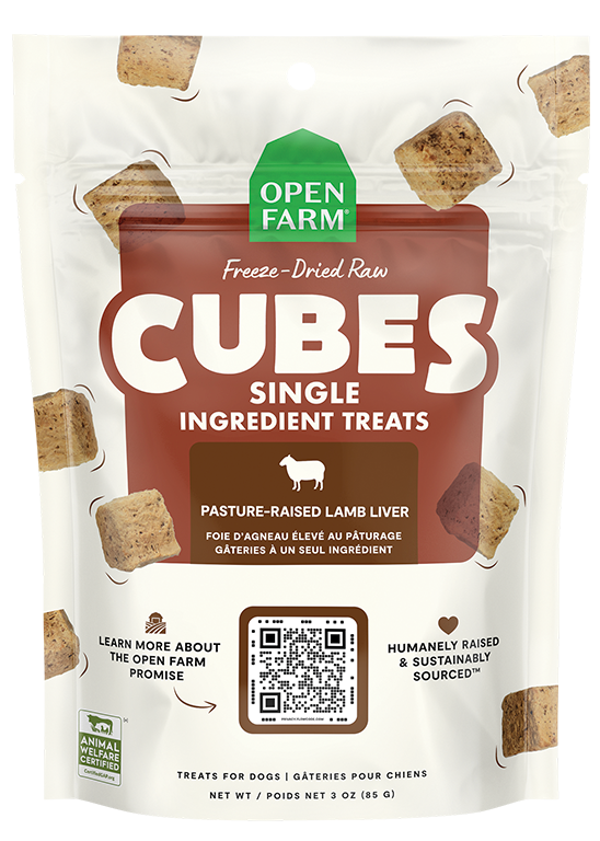 Open Farm Freeze Dried Raw Single Ingredient Lamb Liver Treat