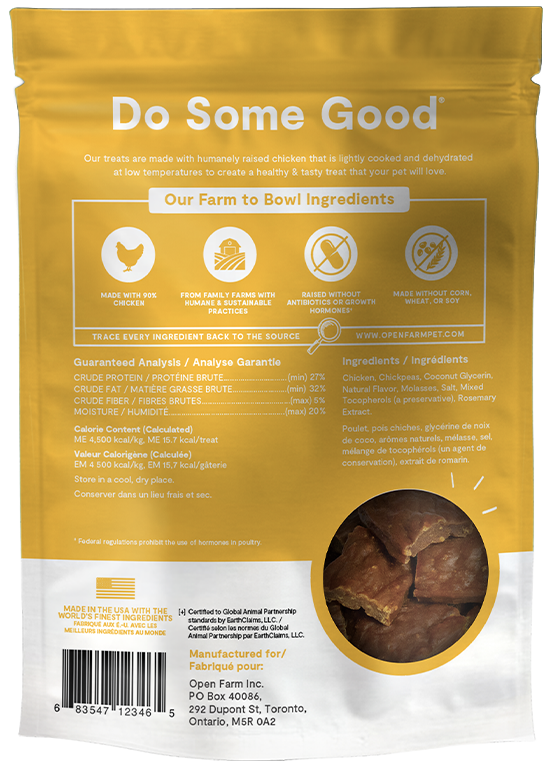 Open Farm Pet Dehydrated Chicken Treats