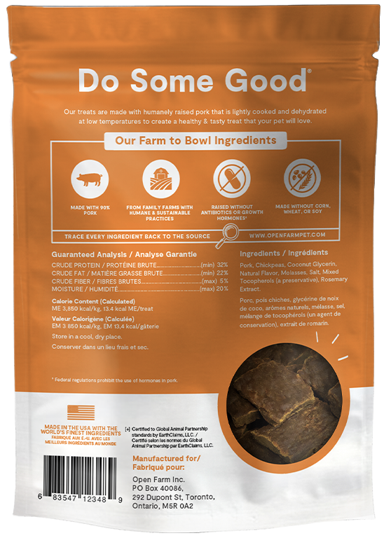 Open Farm Pet Dehydrated Pork Treats