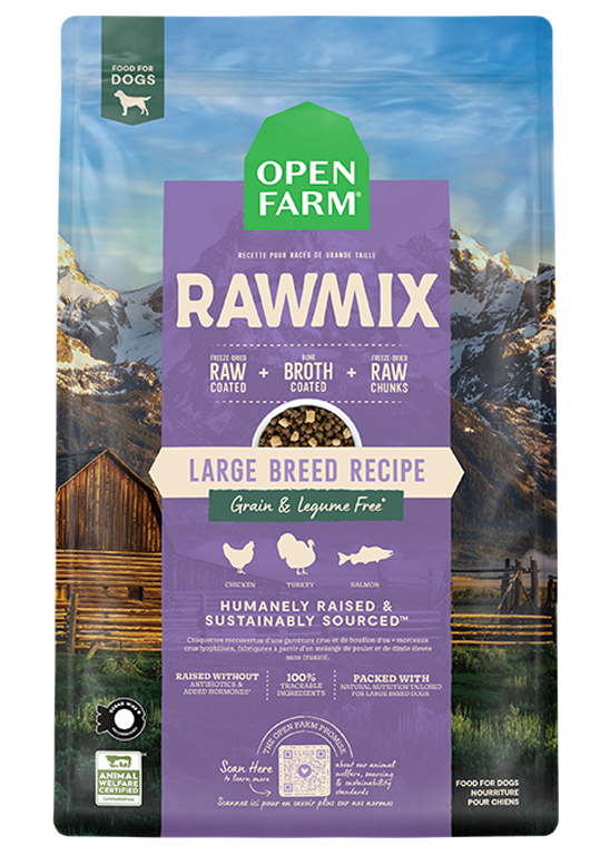 Open Farm RawMix Large Breed Grain-Free Dog Kibble