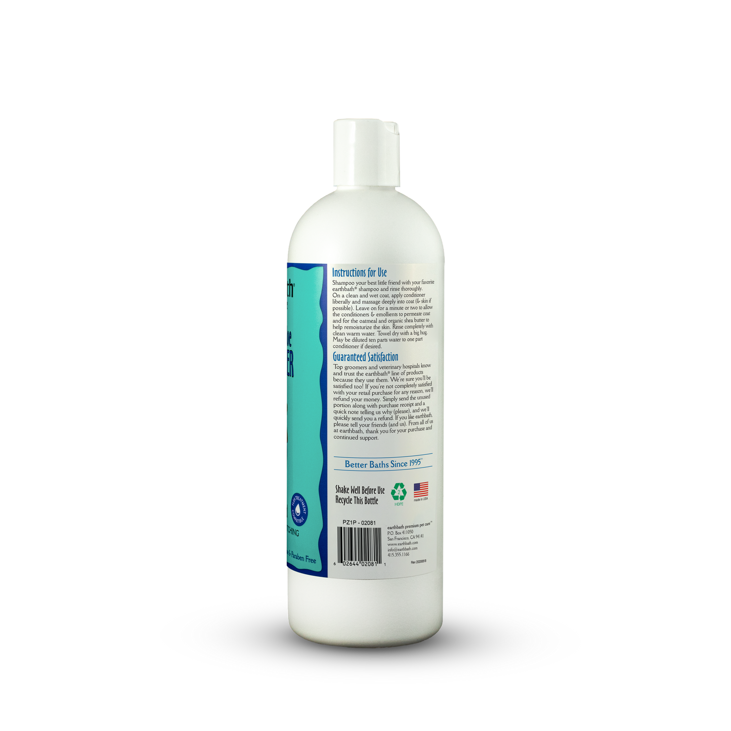 Oatmeal & Aloe Conditioner - Vanilla & Almond