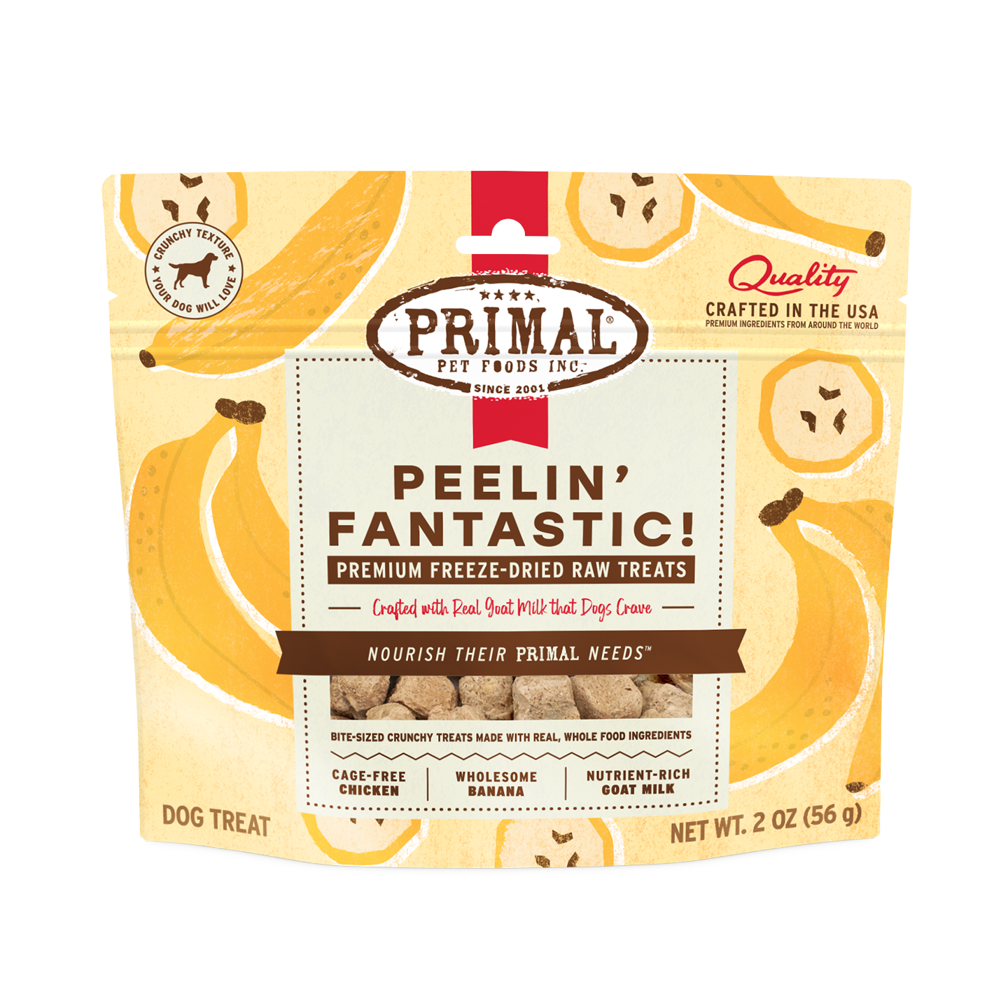 Primal Canine Chicken Peelin' Fantastic 2oz/10 count