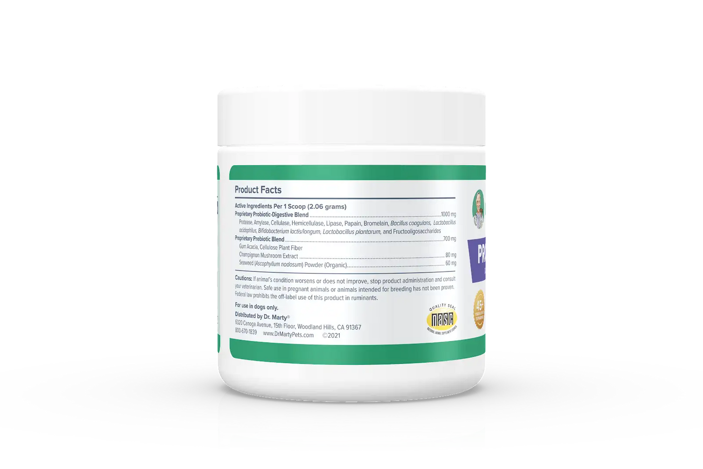 DR. MARTY ProPower Plus Digestive Health Supplement for Dogs