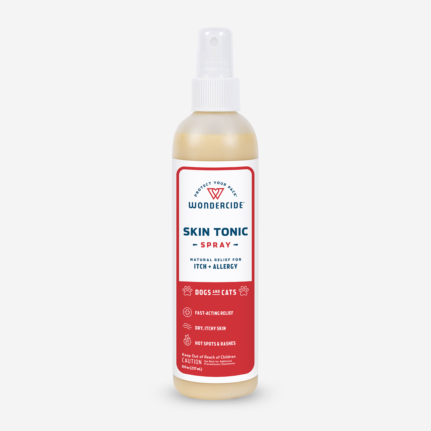 Wondercide Skin Tonic Itch Spray for Dogs + Cats with Natural Essential Oils