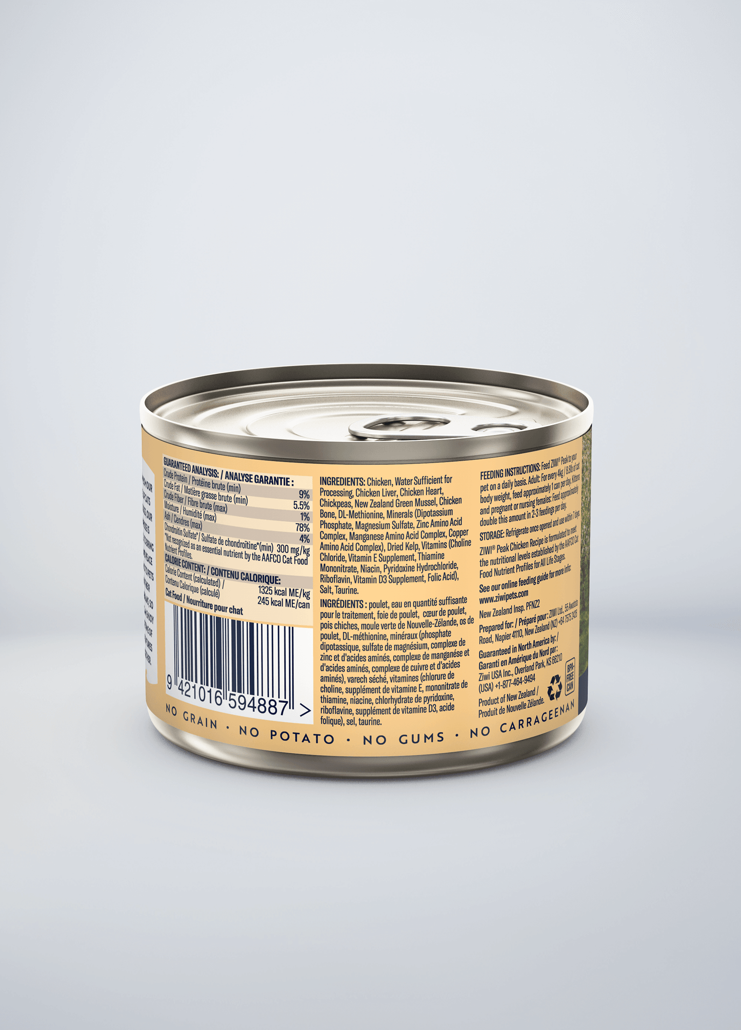 Ziwi Original Canned Wet Chicken Recipe for cats