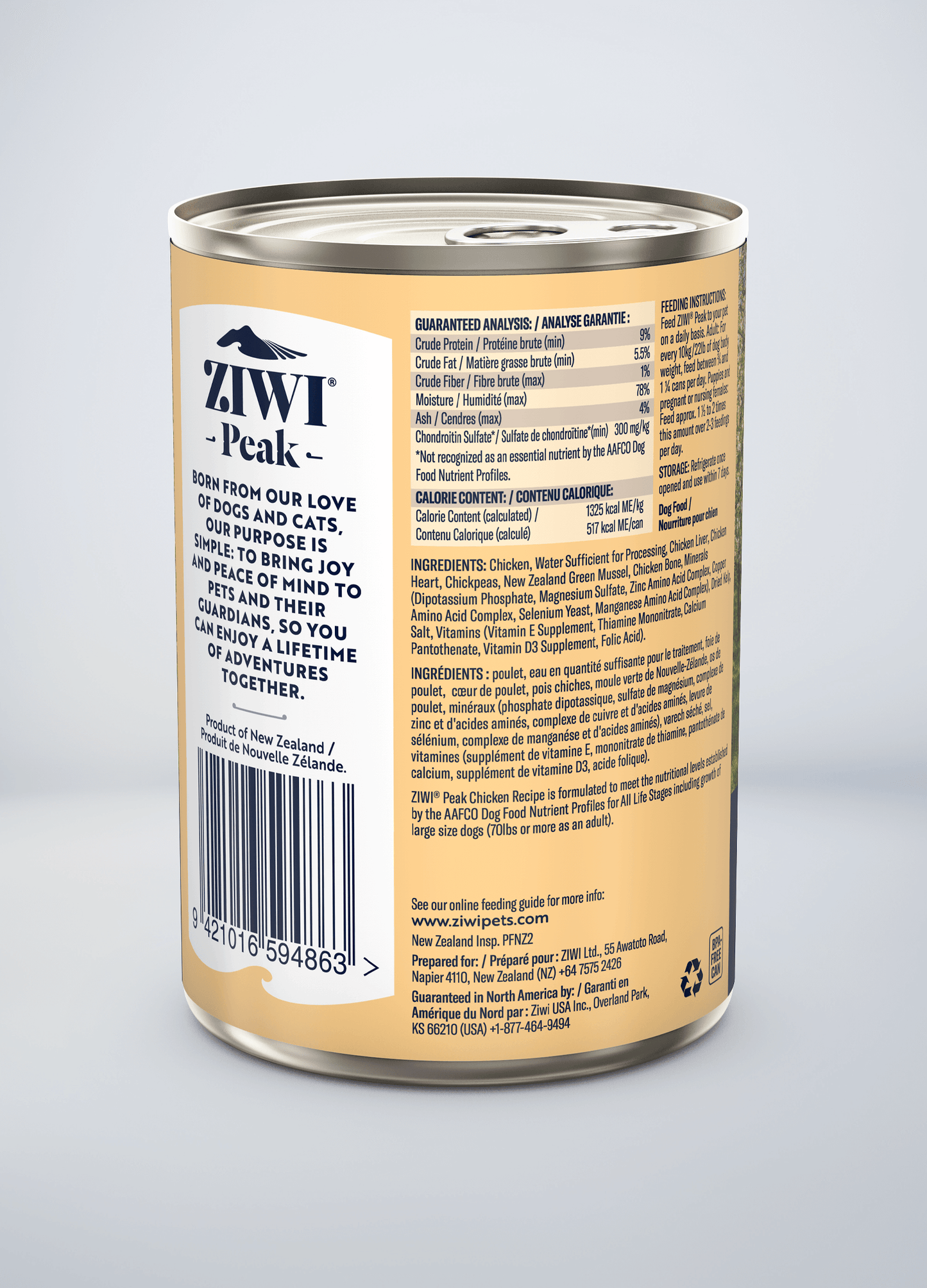 Ziwi Original Canned Wet Chicken Recipe for dogs