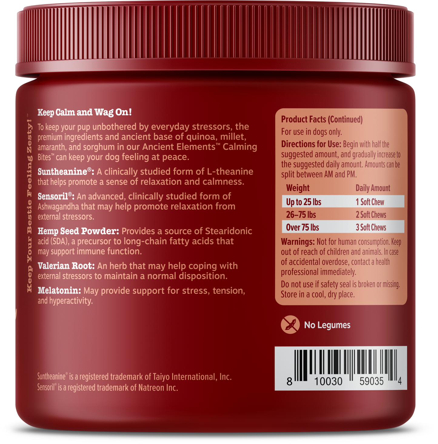 Ancient Elements™ Calming Bites™ for Dogs