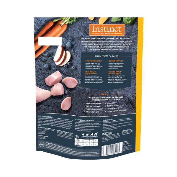 Instinct Raw Frozen Chicken Bites Dog Food