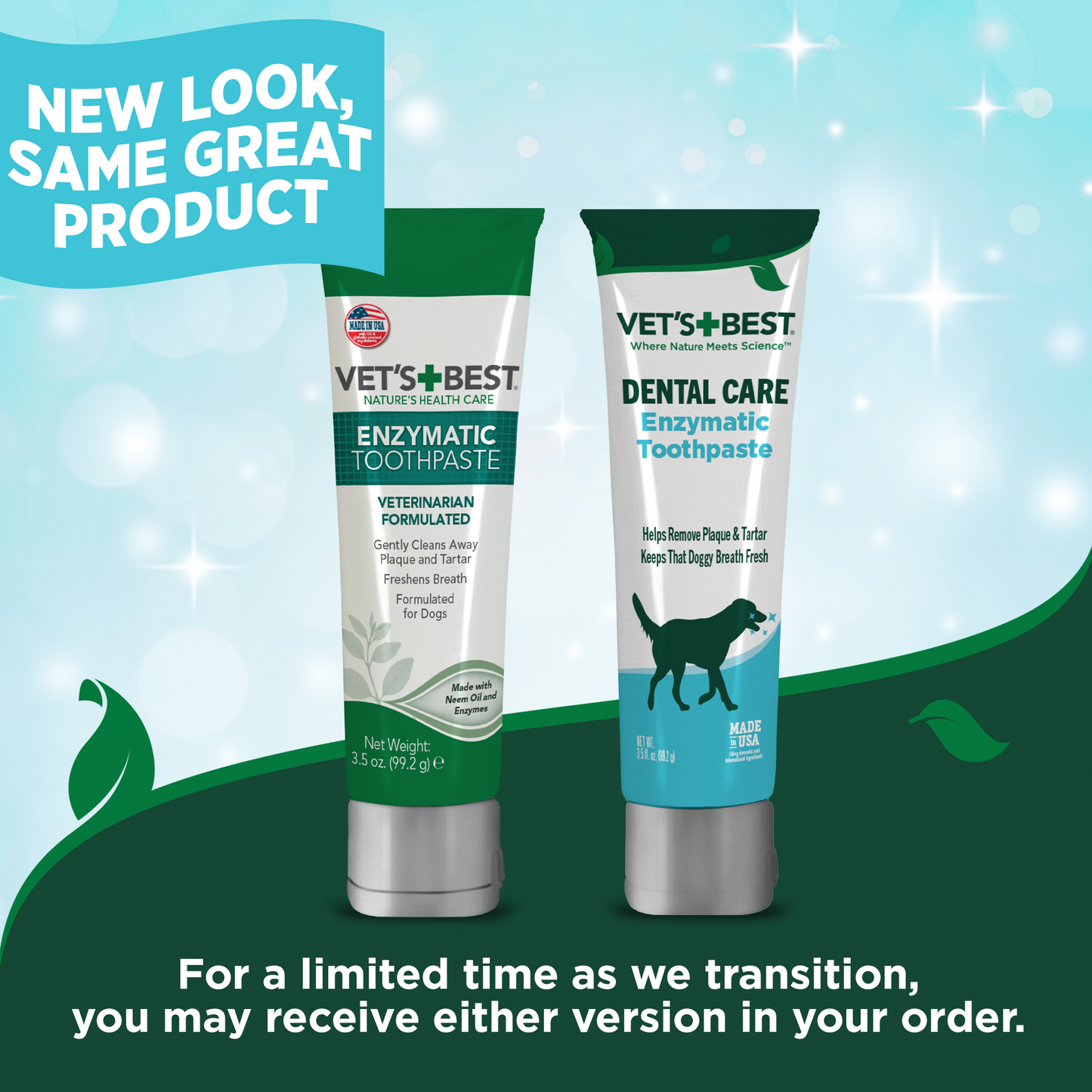 Dog Toothbrush & Enzymatic Toothpaste Set