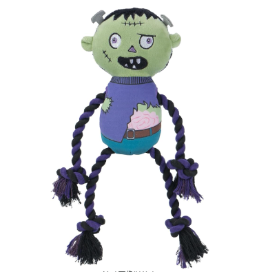 Super Soft Halloween Dog Toy - Interactive Plush Chew Toy for Small, Medium, and Large Dogs