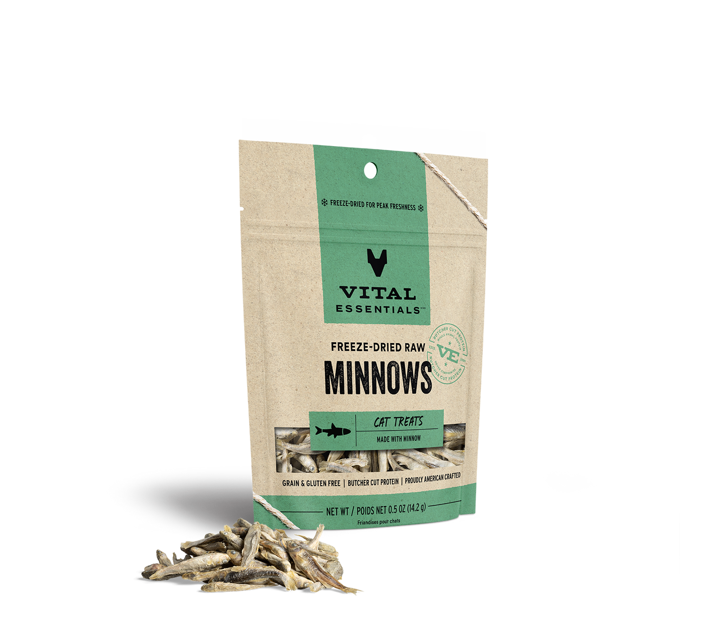 Vital Essentials Freeze-Dried Minnows Cat Treats