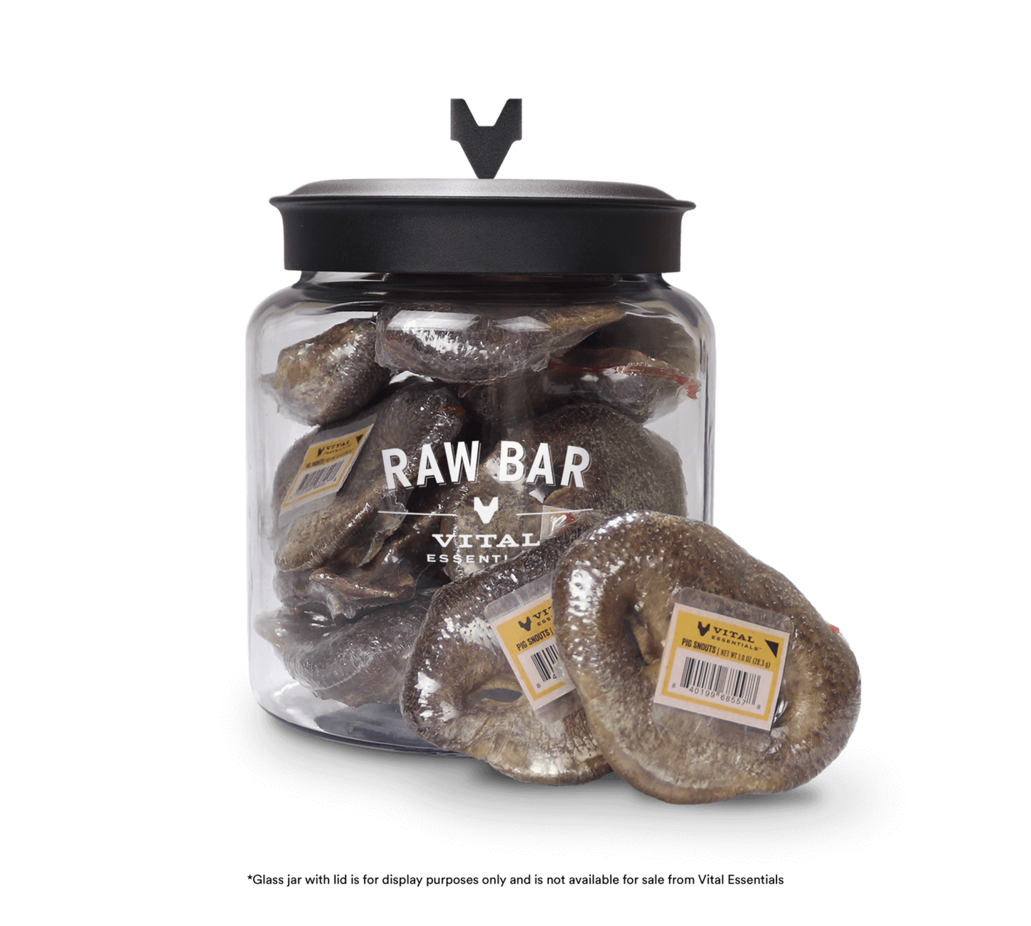 Vital Essentials Raw Bar Freeze-Dried Pig Snout Dog Treats