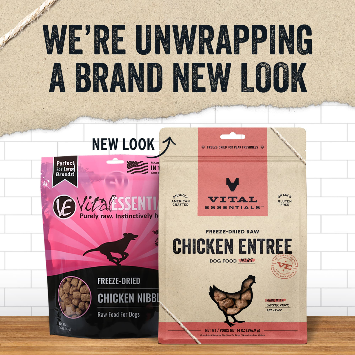 Vital Essentials Chicken Entree Nibs Freeze-Dried Raw Dog Food