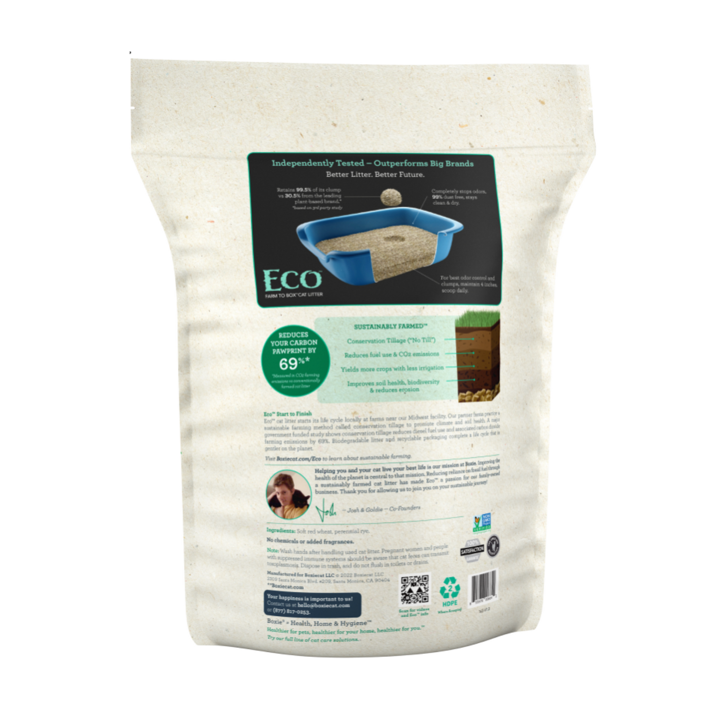 Eco Plant-Based Biodegradable Cat Litter