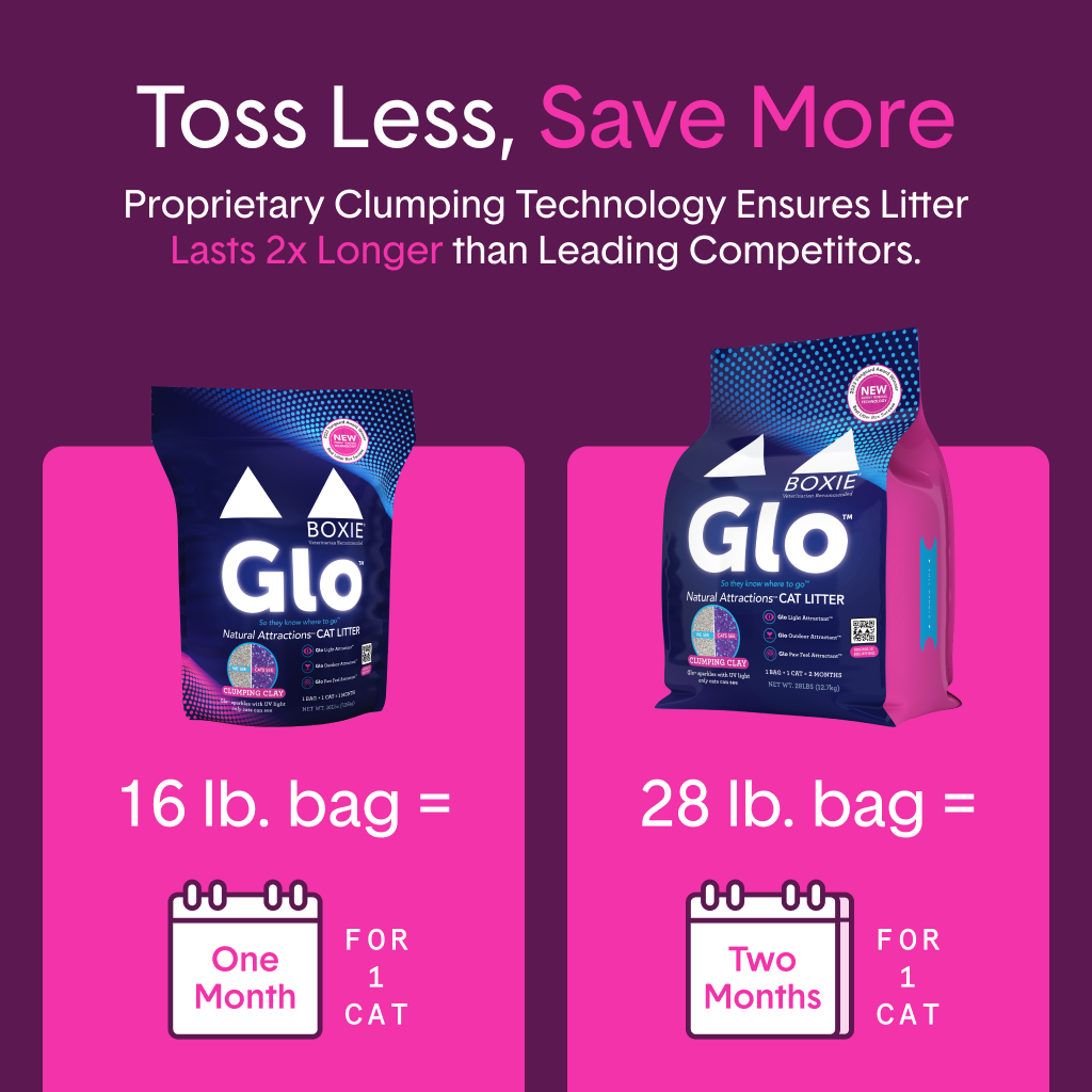 Glo Natural Attractions Clumping Clay Cat Litter