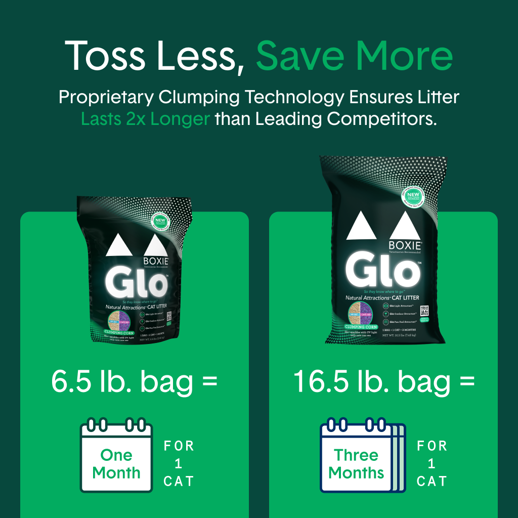 Glo Natural Attractions Clumping Corn Cat Litter