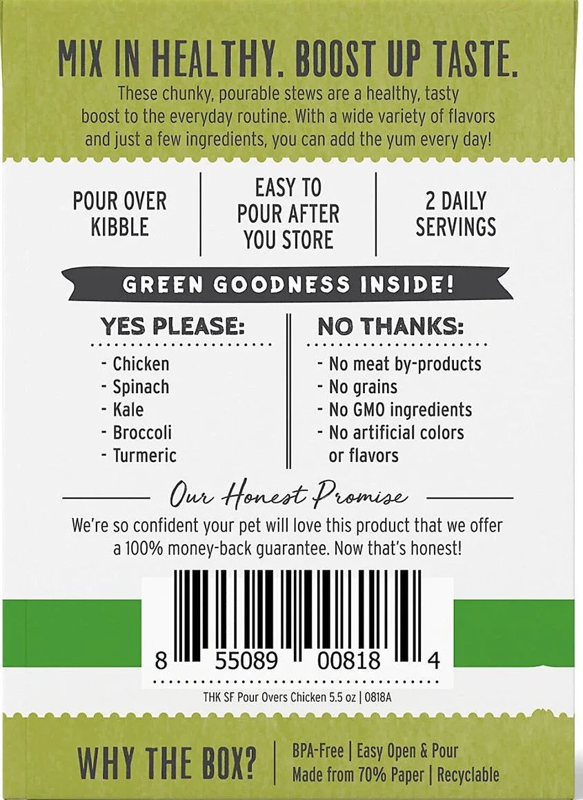 The Honest Kitchen Superfood Pour Overs Chicken Stew 5.5-oz, Dog Food Topper