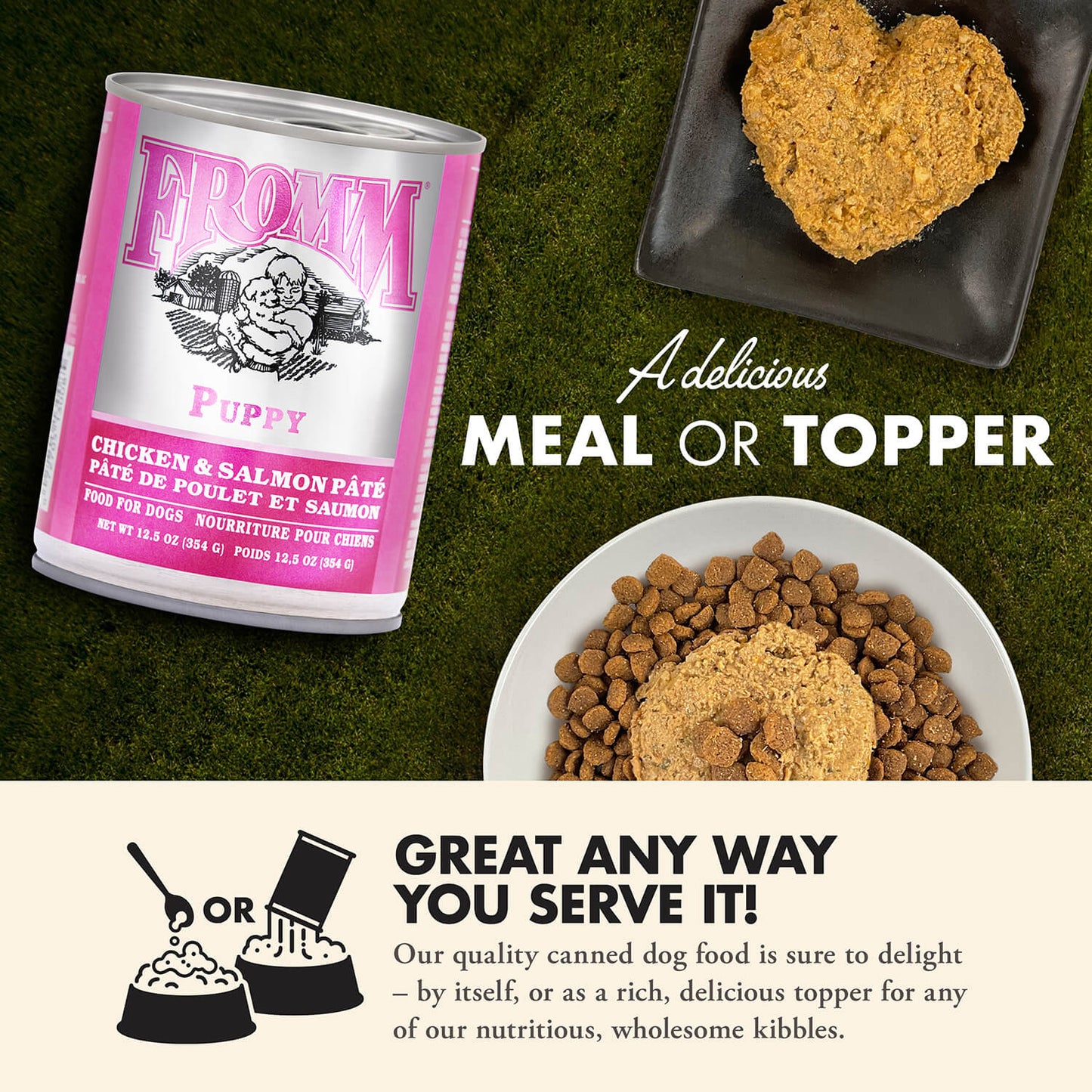 Fromm Classic Puppy Chicken & Salmon Pate Wet Dog Food