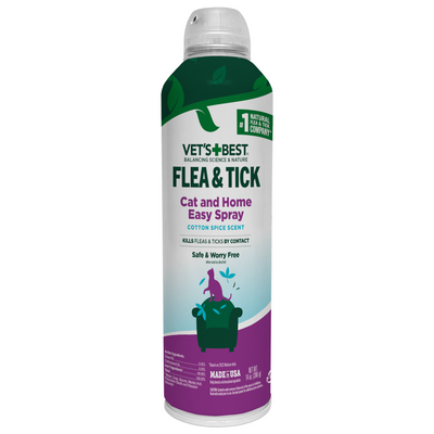 Flea and Tick Cat Easy Spray â€?Cotton Spice Scent, 14 oz.