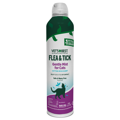 Flea and Tick Cat Gentle Mist â€?Cotton Spice Scent, 6.3 oz.
