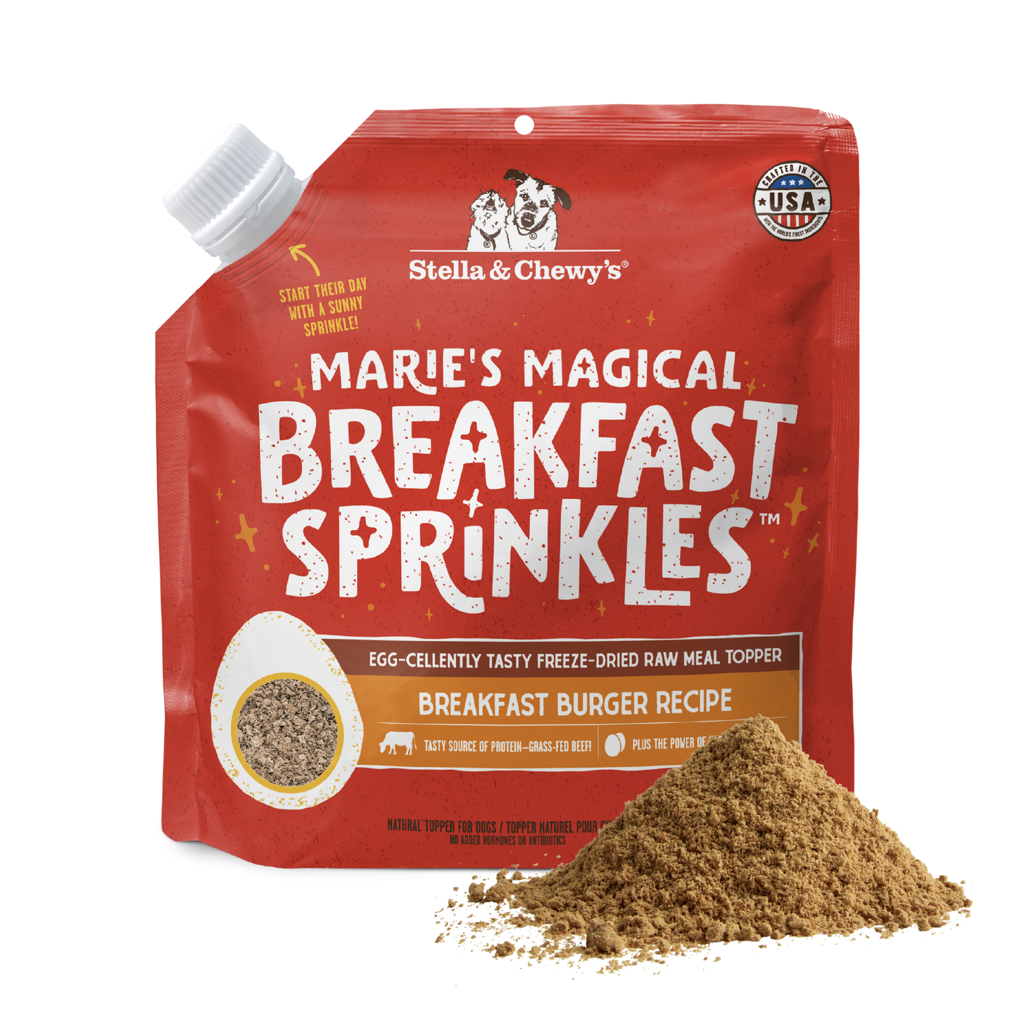 Marie’s Magical Breakfast Sprinkles Breakfast Burger