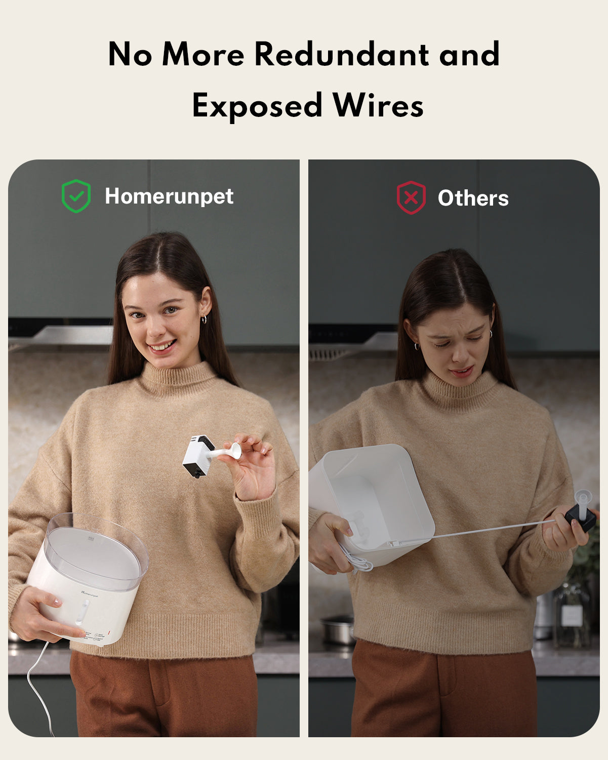 Pet Water Fountain with Wireless Pump WF20