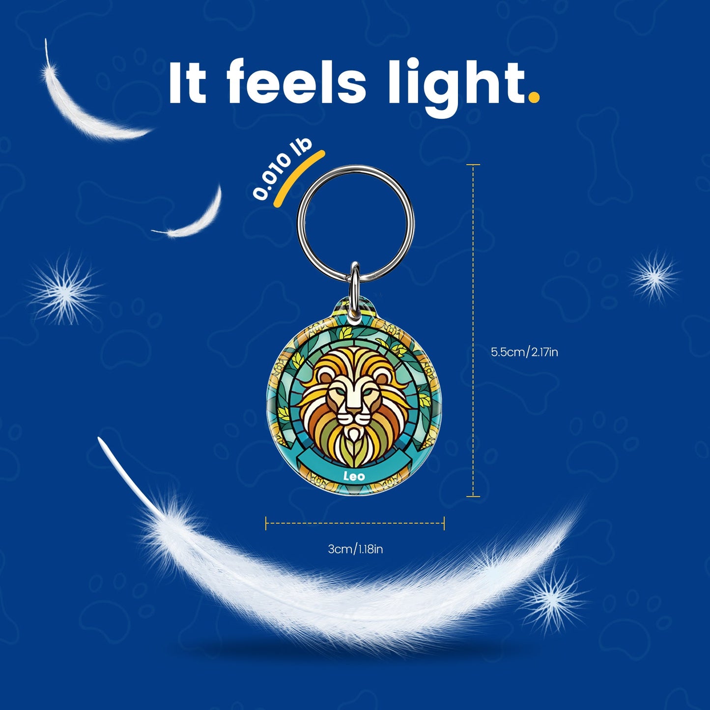 PawView Anti-Loss Smart Pet ID Tag with QR Code TN102 Constellation Series