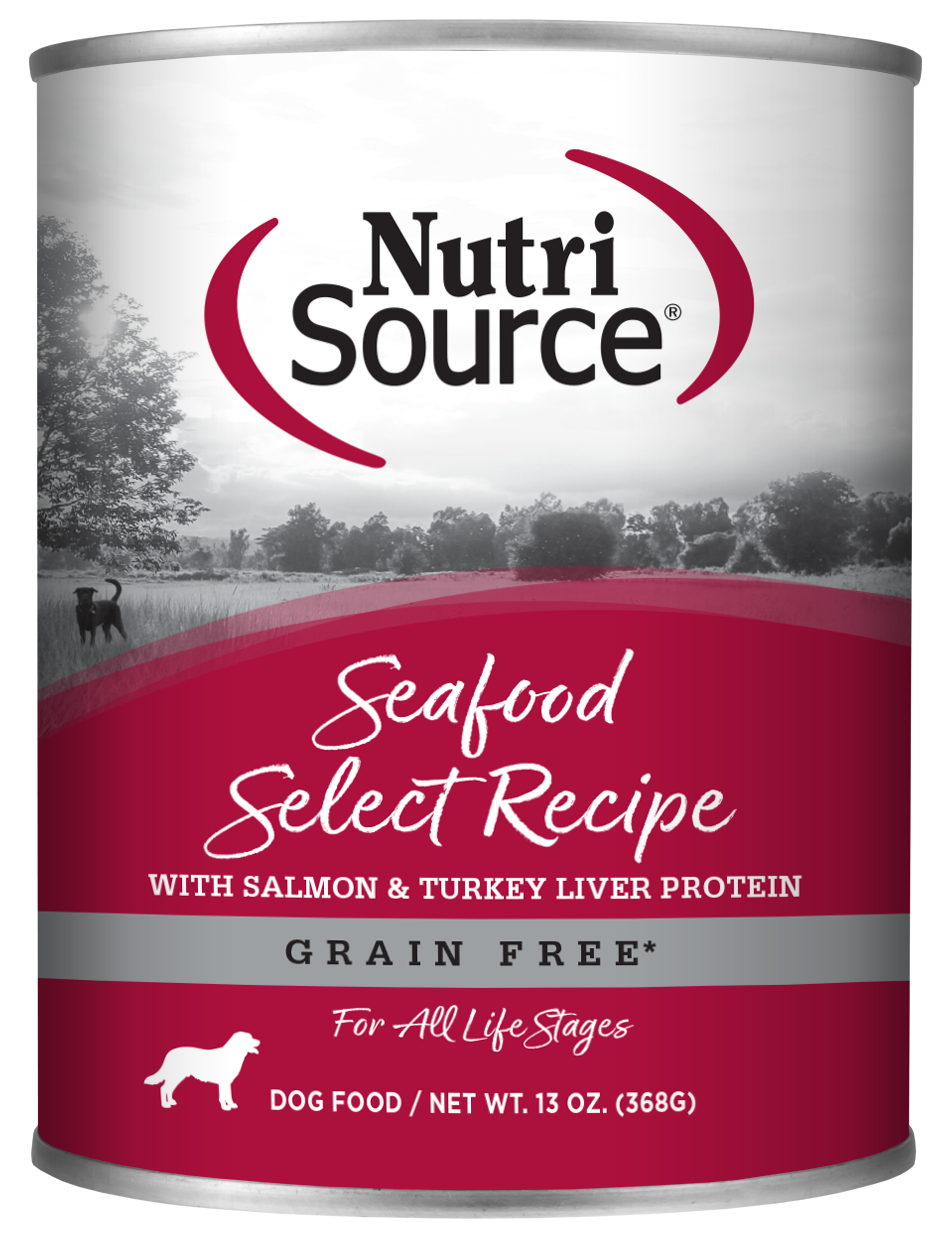NutriSource Grain Free Seafood Select Canned Dog Food