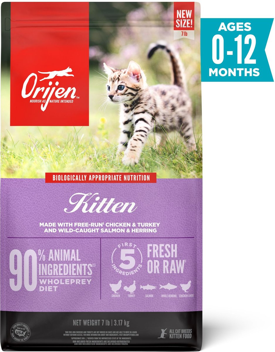 Orijen Kitten Grain Free Dry Cat Food