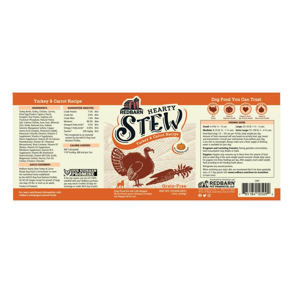 Hearty Canned Stew Turkey & Carrot Recipe