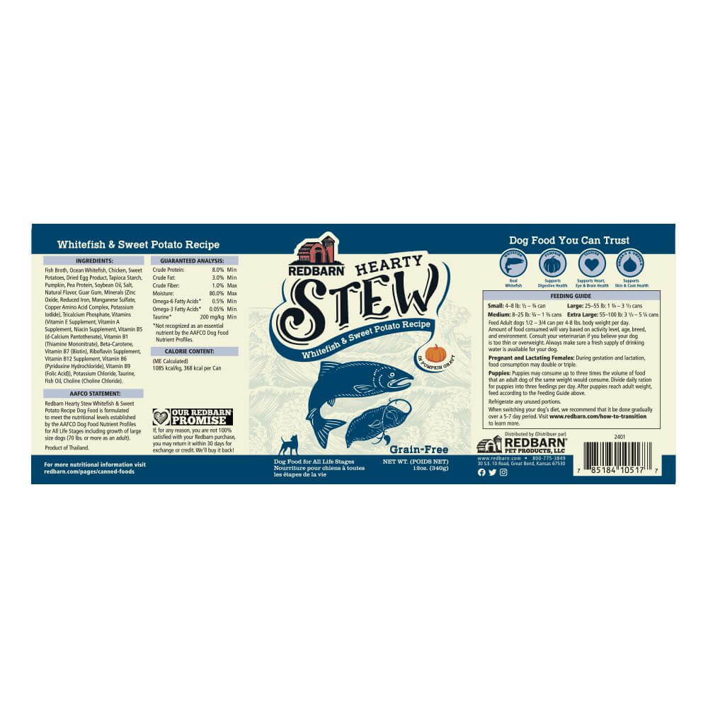 Hearty Canned Stew Whitefish & Sweet Potato Recipe