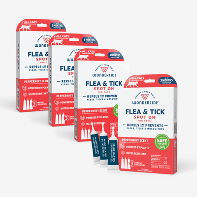 Wondercide 12-Month Flea & Tick Spot On for Cats