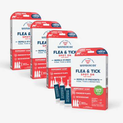 Wondercide 12-Month Flea & Tick Spot On for Large Dogs