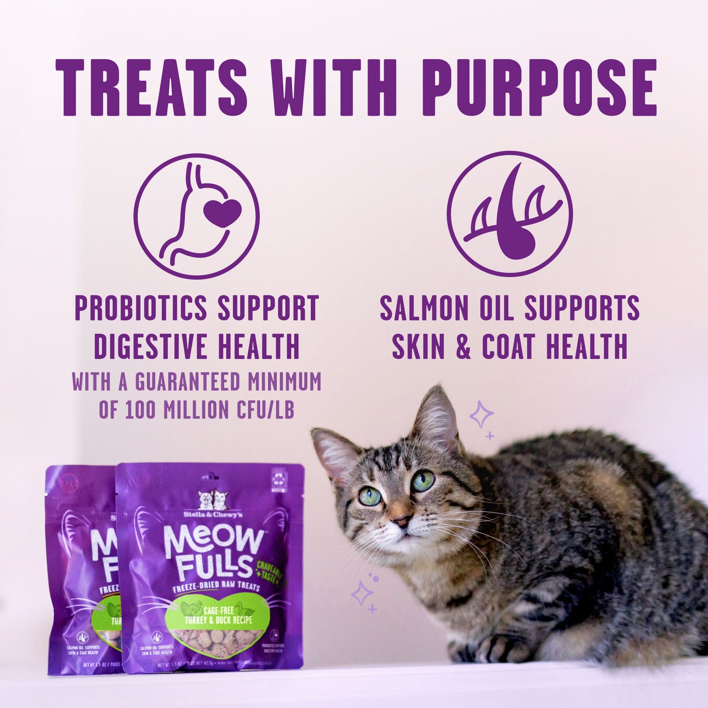 Meowfulls Turkey & Duck Cat Treats