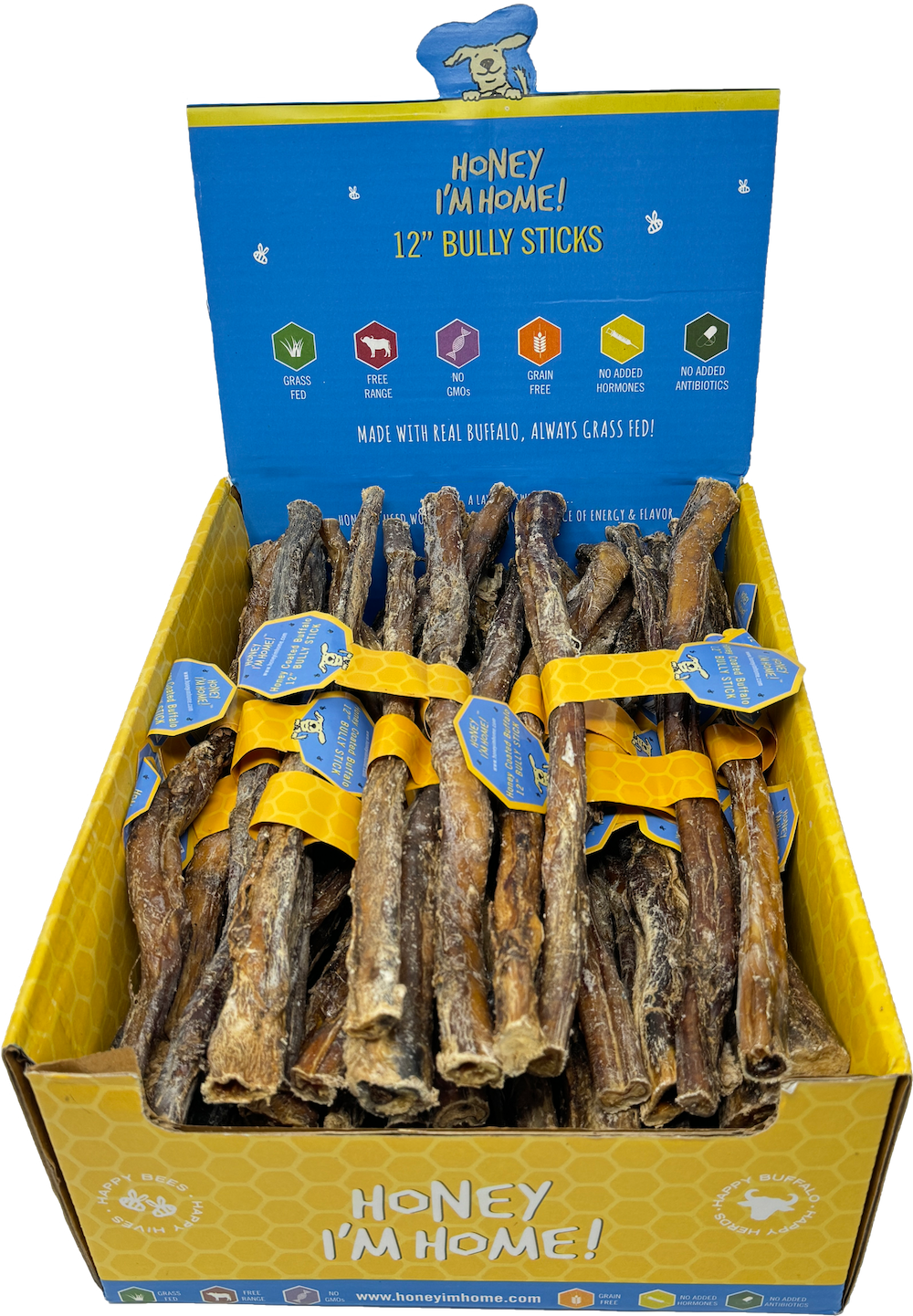 12"  BULLY STICKS BULK