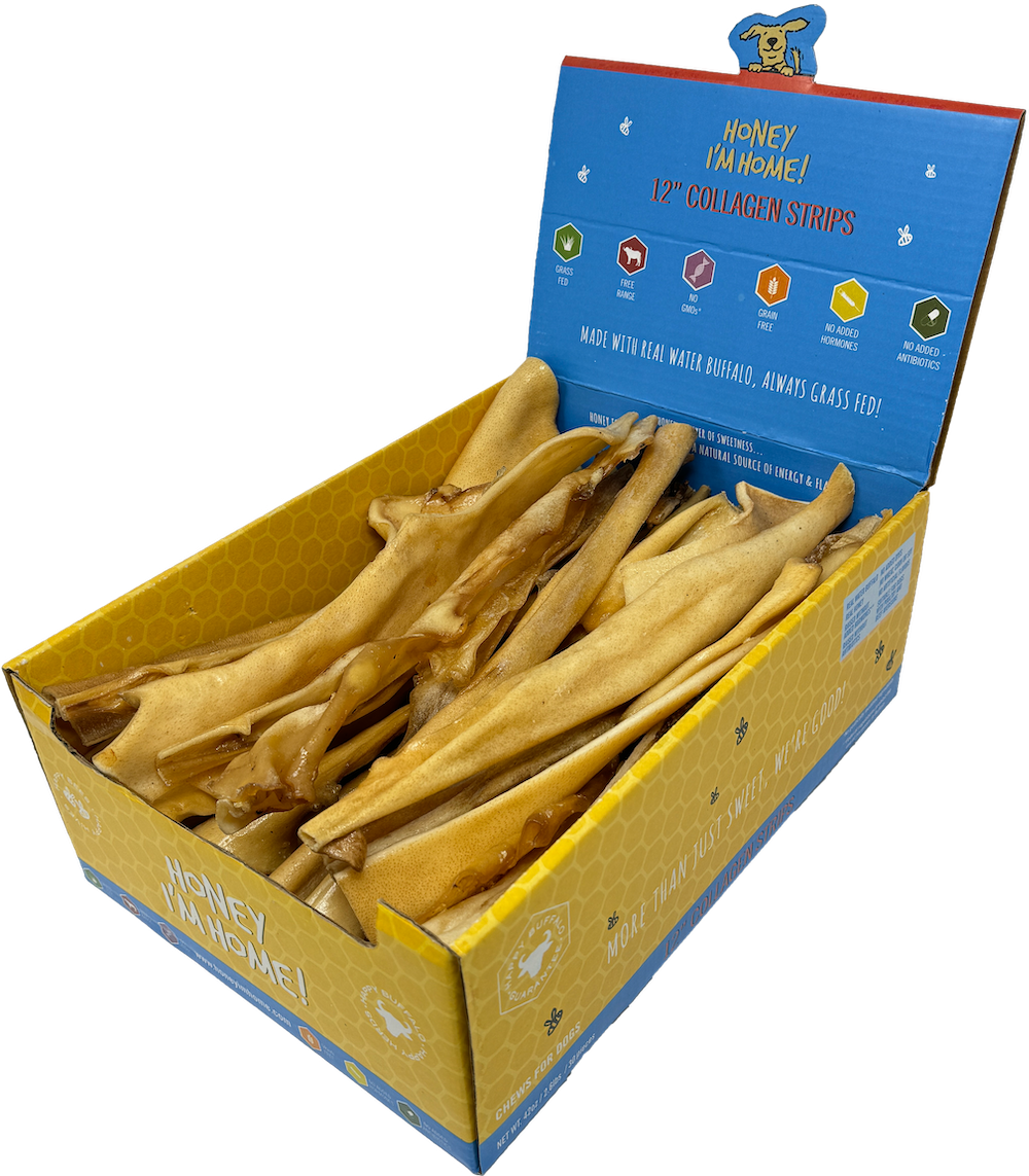 12"  COLLAGEN STRIPS BULK