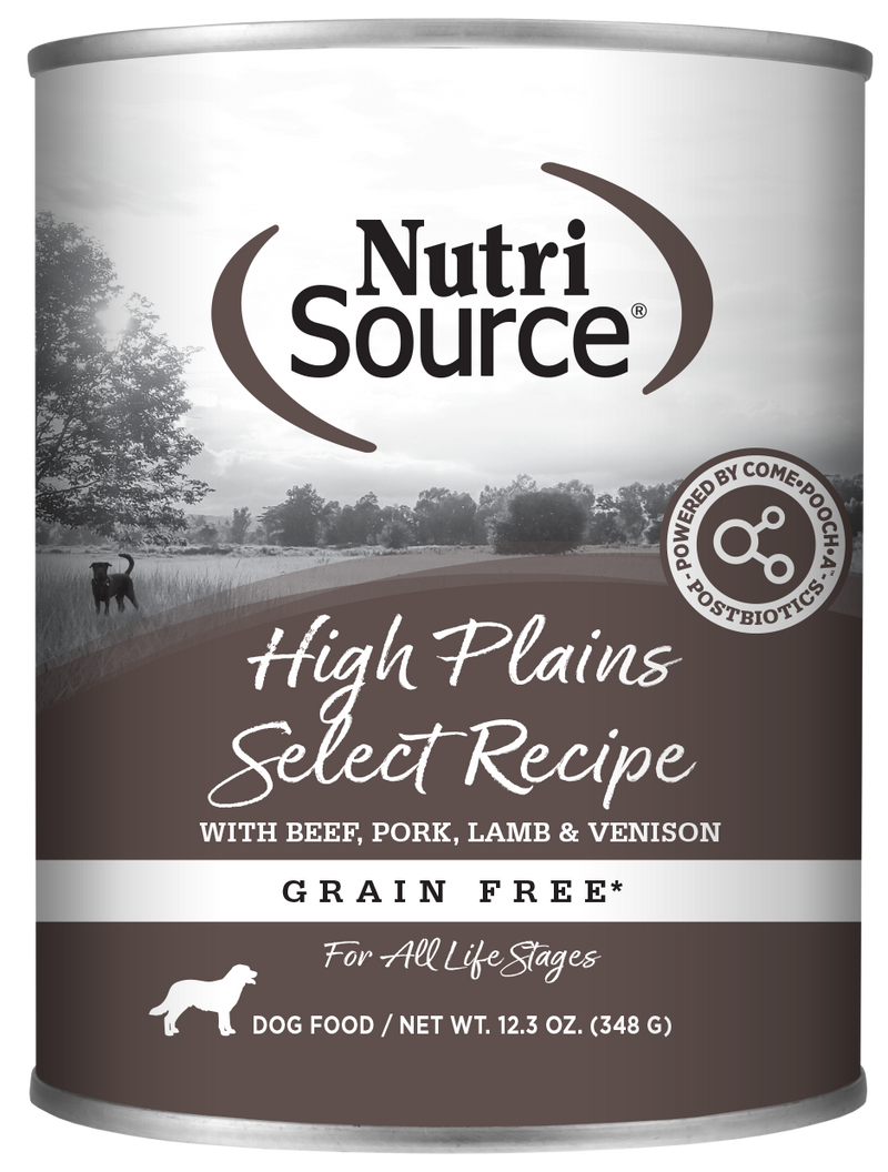 NutriSource Grain Free High Plains Select Canned Dog Food