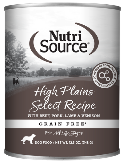 NutriSource Grain Free High Plains Select Canned Dog Food