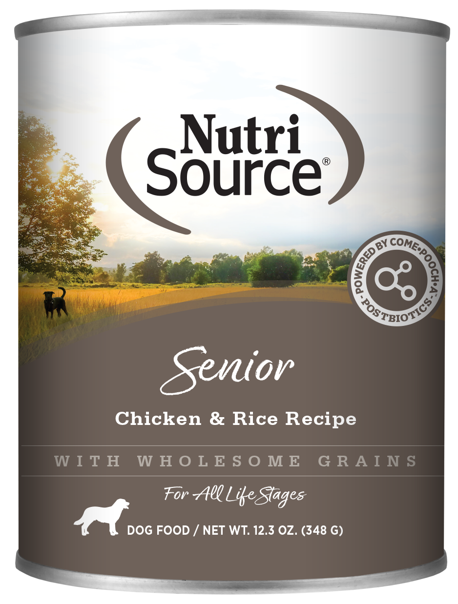 NutriSource Senior Chicken & Rice Canned Dog Food
