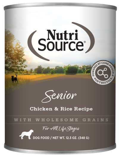 NutriSource Senior Chicken & Rice Canned Dog Food