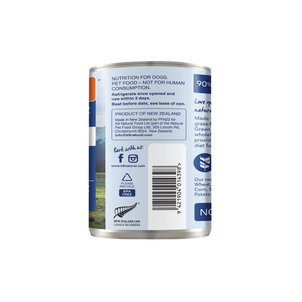 K9 Beef Feast Canned Dog Food