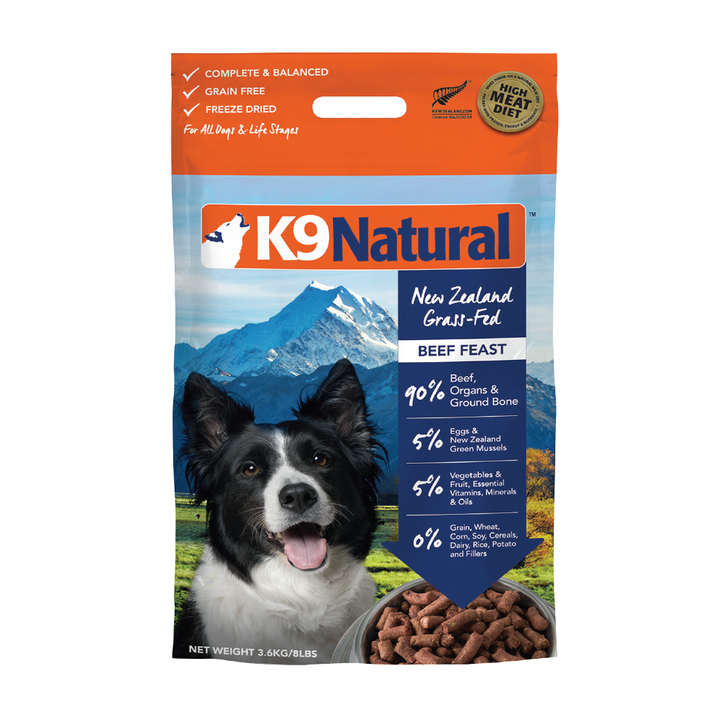 K9 Beef Feast Freeze-Dried Dog Food