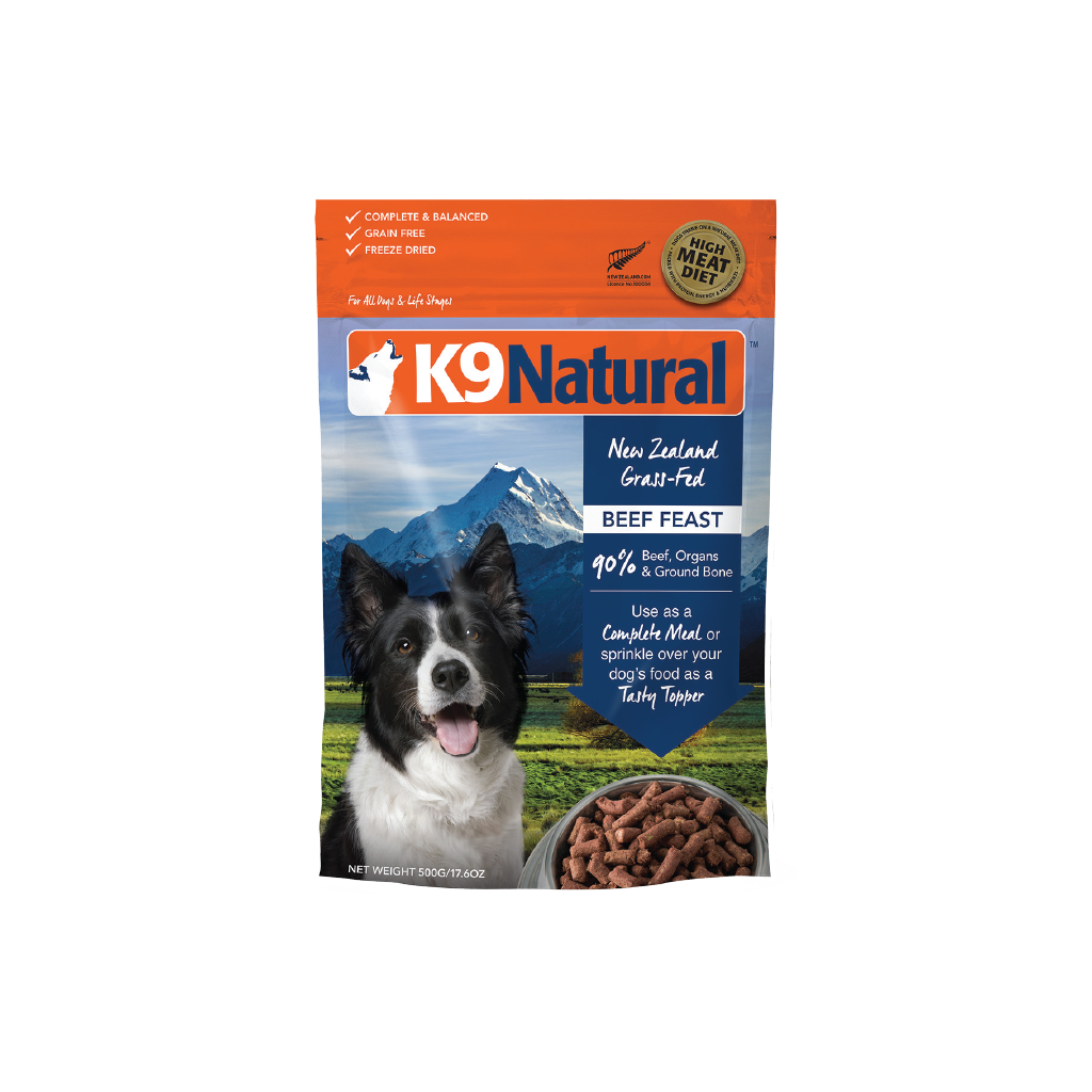 K9 Beef Feast Freeze-Dried Dog Food