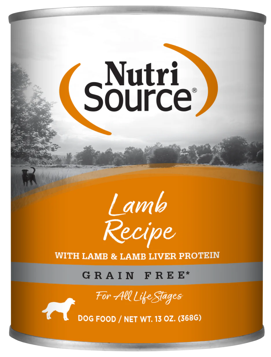 NutriSource Grain Free Lamb Canned Dog Food